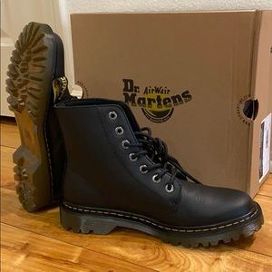 Dr. Martens Women’s Luana Combat Boots (Black)